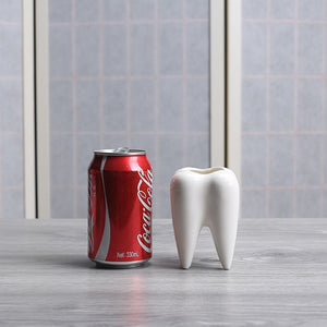 Tooth Shape Ceramic Pot